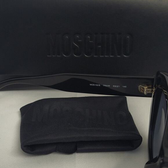 New Moschino Black and Gold Sunglasses main image 6